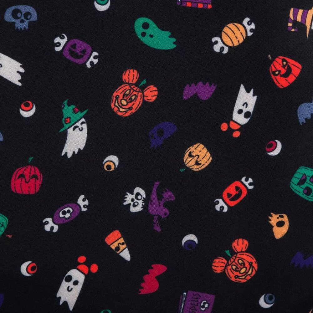 Loungefly Disney Parks Halloween Mickey Ears Mini Backpack Spooky Print NWT - Picture 4 of 15